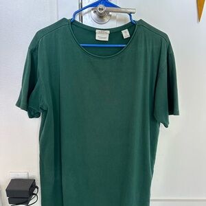 Scotch and Soda Men’s 100% Cotton Green T-Shirt